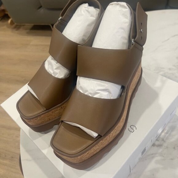 Stella McCartney Sneakelyse Alter Mat Wedges | Shopbop Stella McCartney - Elyse Alter Mat Platform Sandals, Woman, Pecan Brown,